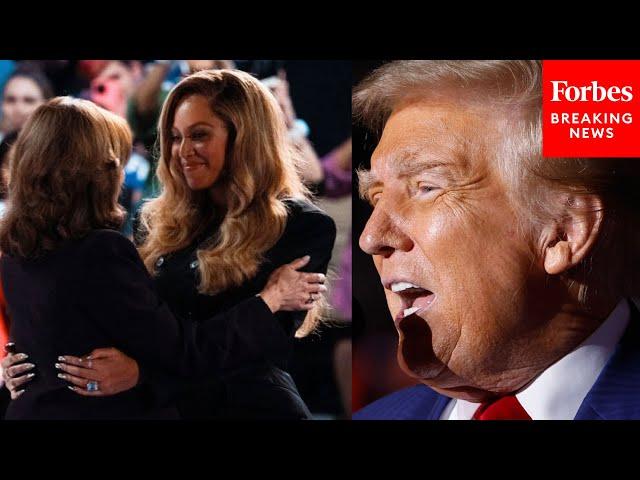 'They Got Beyoncé!': Trump Mocks Kamala Harris's Campaign Rally In Houston, Texas