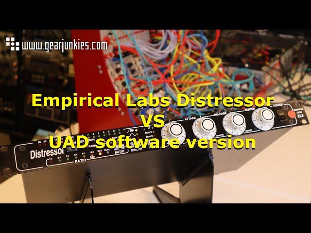 Empirical Labs Distressor VS UAD software version