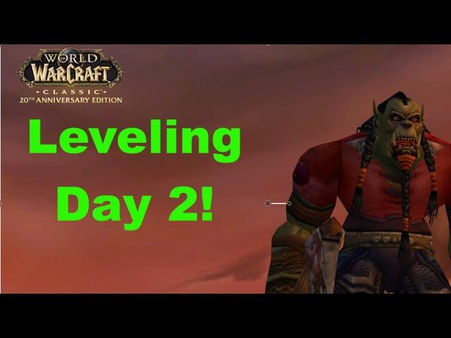 WoW Classic Fresh Warrior Leveling Day 2