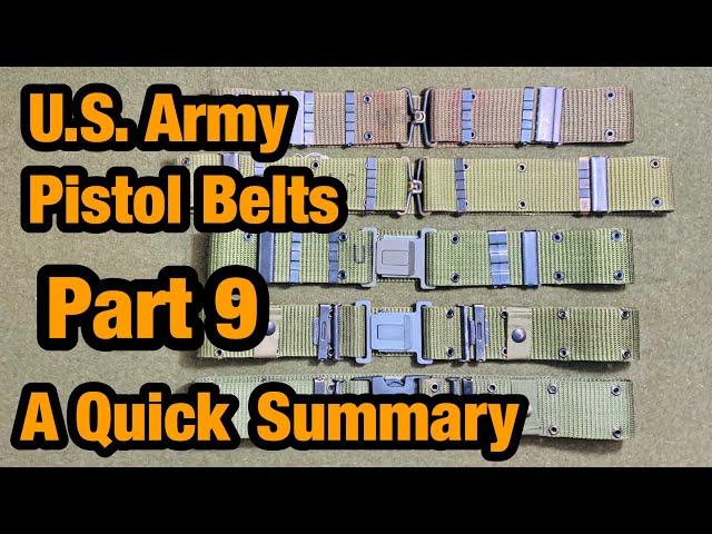 ALICE gear pistol belts & Integrated Infantry Fighting System , A quick summary