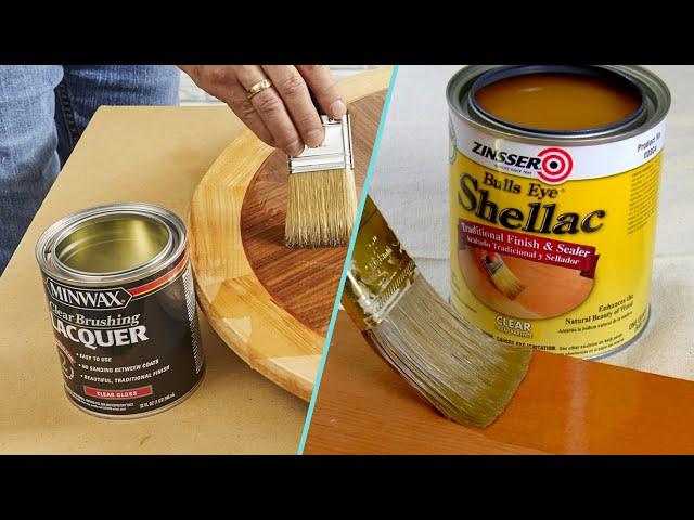 Shellac vs Lacquer | Best Choice for Finishing Wood Furniture [2024]