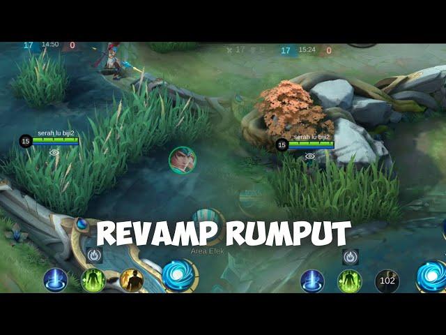 DESAIN RUMPUT MAP BERUBAH! ROSE GOLD REVAMP, ZILONG BUFF MAKIN SAKIT, GATOT NERF - MOBILE LEGENDS