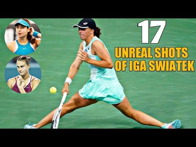 Iga Swiatek 17 Unreal Shots That Proved She is Queen