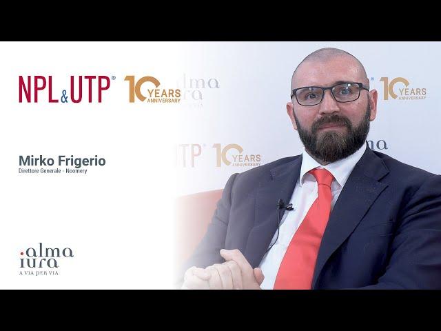 Frigerio (Noomery) intervistato da Luca Davi (Il Sole 24 Ore) all'NPL&UTP di Alma Iura