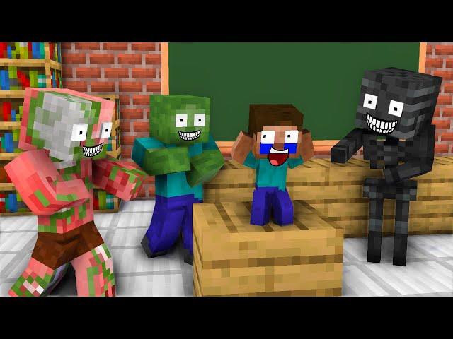 Monster School Help Poor Herobrine Sad Life- Minecraft Animation