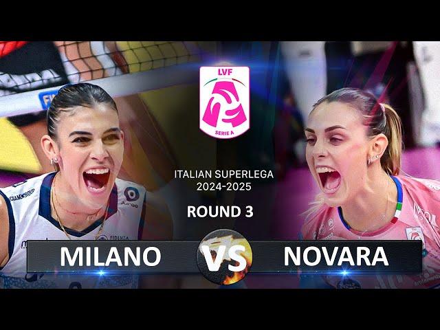 Milano vs Novara | Italian Volleyball LVF SerieA1 2024/2025