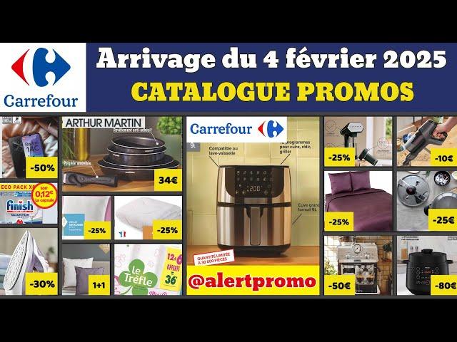 catalogue carrefour Saint-Valentin du 4 février 2025  Arrivage maison linge  Promos deals pub