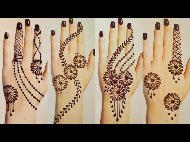 Top 4 easy coins mehndi designs tricks | Mehendi trick | Dots mehndi | Easy mehndi