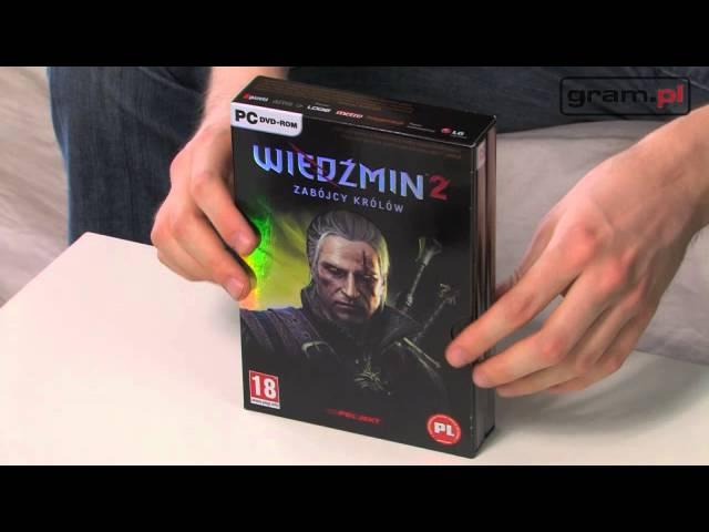 Wiedźmin 2 Edycja Kolekcjonerska - unboxing - gram.pl