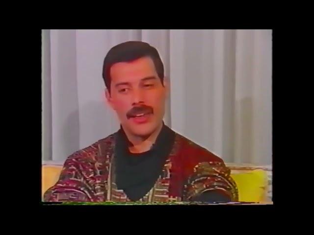 Фредди Меркьюри FREDDIE MERCURY из группы QUEEN - интервью на Русском