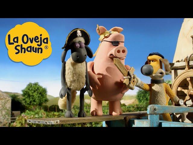 La Oveja Shaun  ¡Caminar por la plancha!  Dibujos animados para niños