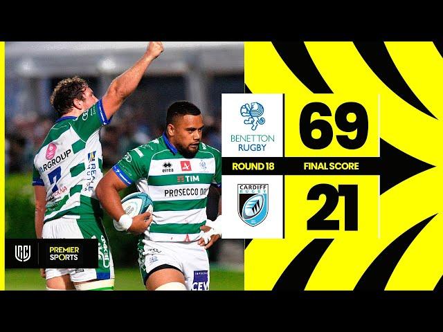 Benetton vs Cardiff Rugby - Highlights from URC