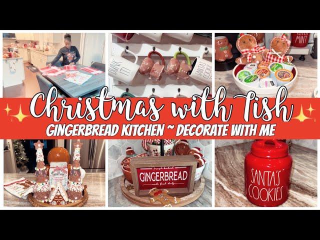 CHRISTMAS GINGERBREAD KITCHEN | CHRISTMAS 2023 DECOR