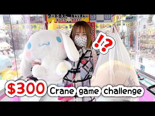 JAPAN $300 CRANE GAME CHALLENGE!!!