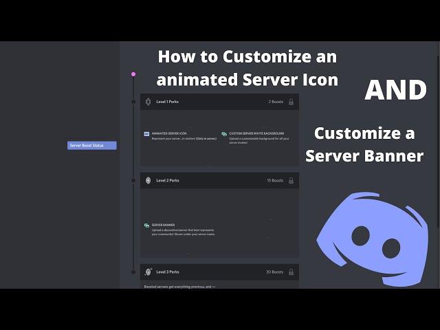 How to Customize Animated Server Icons and Server Banners!