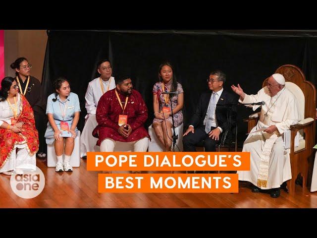 'Let your head get fat': Pope Francis' best moments at youth dialogue