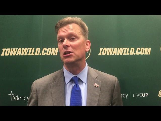 New Iowa Wild coach Tim Army outlines his plan for the team