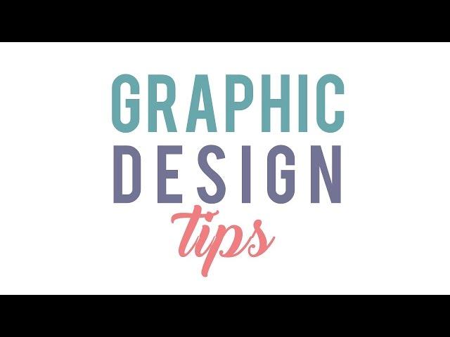 Graphic Design Tips