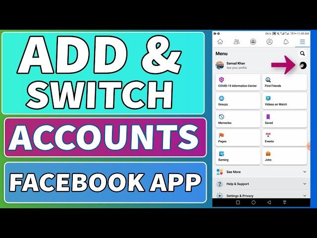 How to Add and Switch Between Multiple Accounts on Facebook App