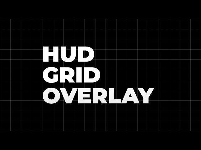 HUD UI Grid Overlay Premiere Pro Presets