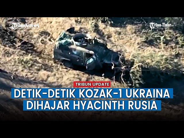 Kendaraan Lapis Baja Ukraina Kozak-1 Meledak Hingga Hancur Total, Ulah Militer Rusia?