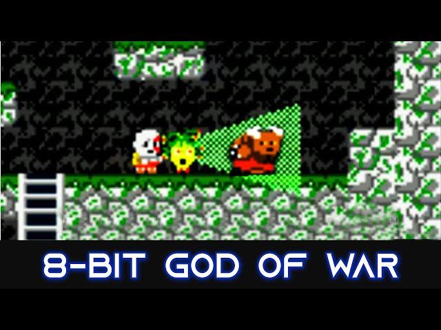 8-Bit God Of War Longplay Full Game | de-make of God of War