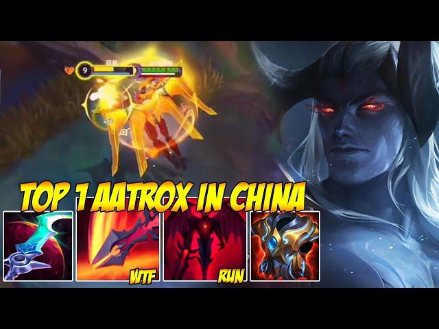 TOP 1 AATROX IN CHINA WILD RIFT - INSANE DAMAGE!!