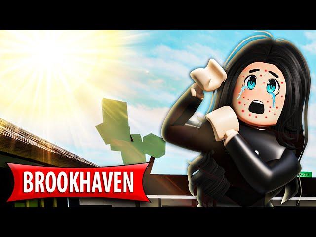 The Only Girl in ROBLOX Who Is Allergic To SUNLIGHT | brookhaven rp animation