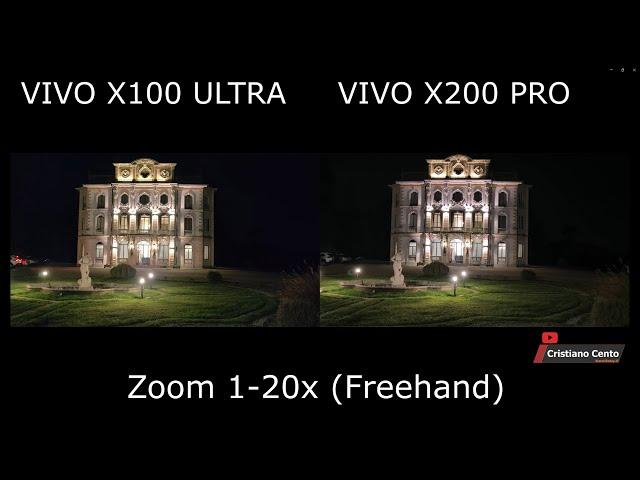 Vivo X100 Ultra Vs Vivo X200 Pro Video compare