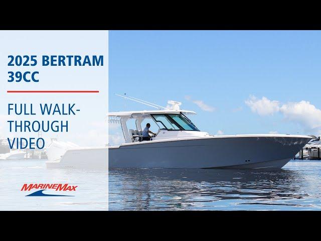 AVAILABLE NOW!! 2025 Bertram 39CC!! | MarineMax Naples