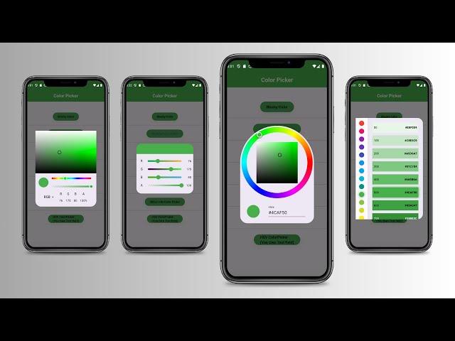 Flutter color picker | Choose Color | Select and use Color in Flutter