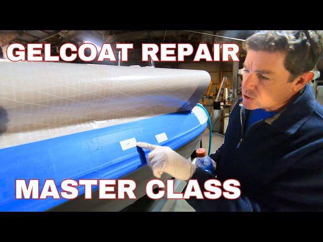 GELCOAT REPAIR 101 -A to Z How To Repair Chipped Gelcoat and How to Repair Gelcoat Scratches