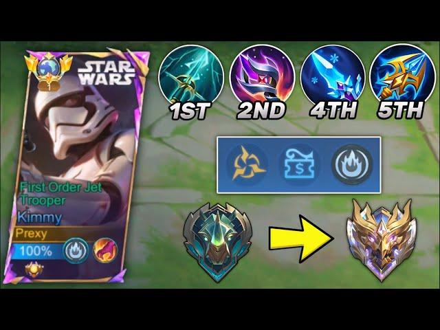 TOP 1 GLOBAL KIMMY EMBLEM SET AND BUILD 2024 | KIMMY NEW BEST BUILD 2024