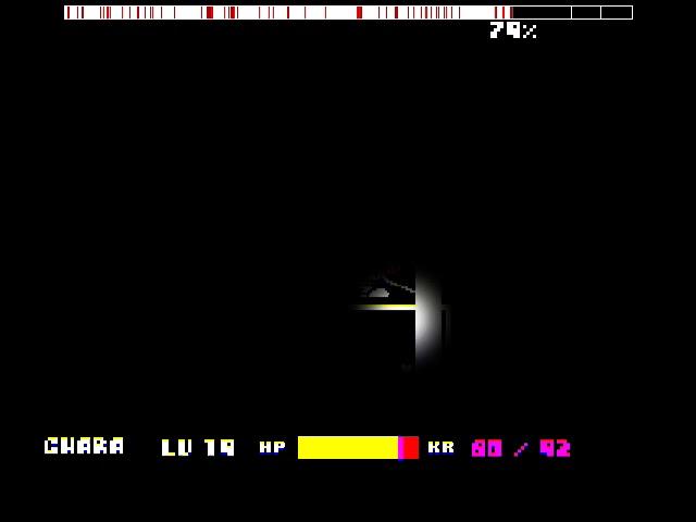 Undertale last breath phase qsv's take completed with flashlight mode and invisible soul mode