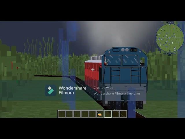 Small Australian Trains in Minecraft