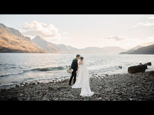 Tracy + Markus' Cecil Peak Queenstown New Zealand Heli-Wedding Elopement Video