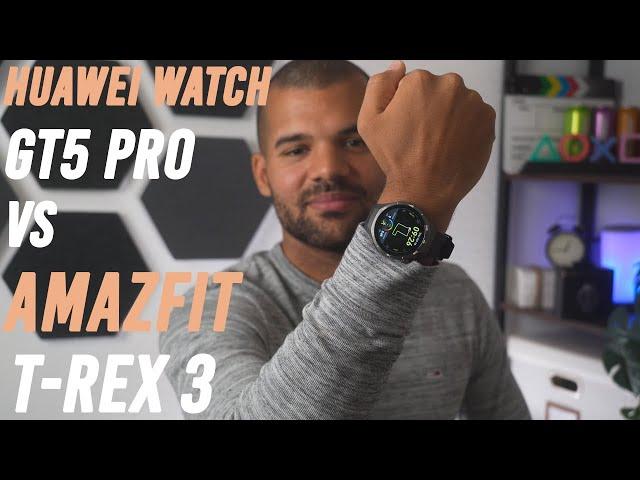 Huawei Watch GT5 Pro vs Amazfit T-Rex 3 (review) l Features, Battery Lief & More!