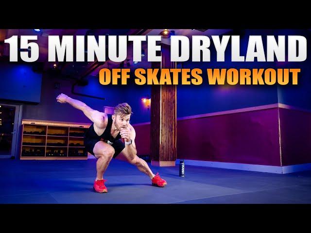 15 Minute Off Skates Dryland Workout With World Champion Joey Mantia 4k