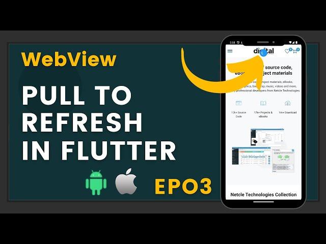 Pull to Refresh in Flutter WebView | Convert WordPress Website to Mobile App | Episode 3