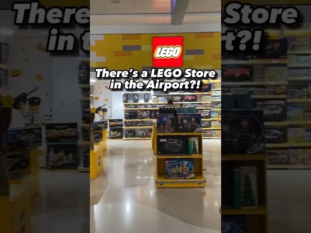This Airport has a @LEGO store in it?! #LEGO #Legobuild #LEGOstarwars #LEGOfinds #LEGOfan #LEGOS