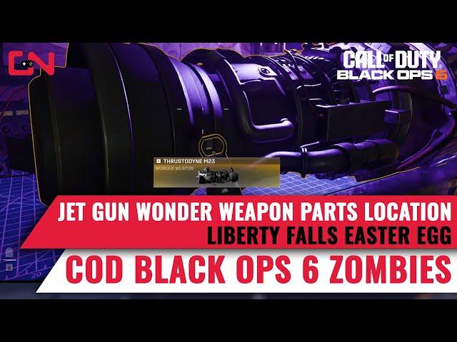 Black Ops 6 Zombies - Jet Gun Parts Liberty Falls Easter Egg