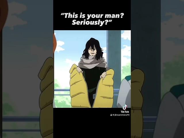 He can do both what can I say  #aizawa #mha #myheroacademia #anime