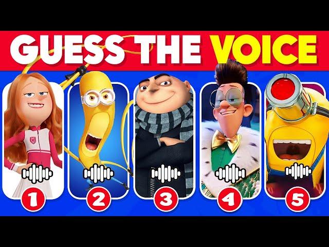 Guess The Despicable Me 4 Characters By Their Voice...!  | Mega Minion Quiz