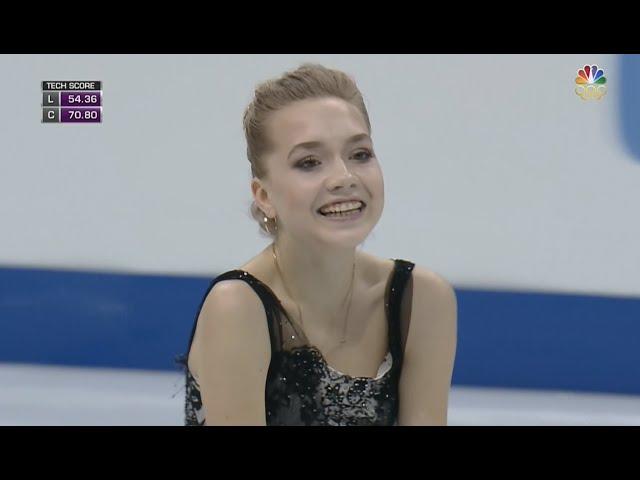 2016 Europeans - Elena Radionova FS NBC