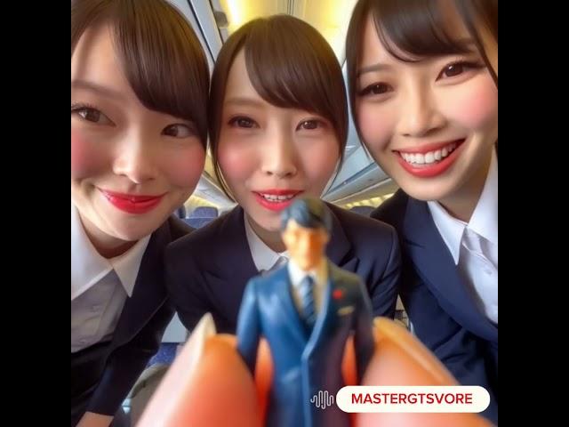 Hungry flight cabin crew #vore #giantess #vores #swallow #japanese