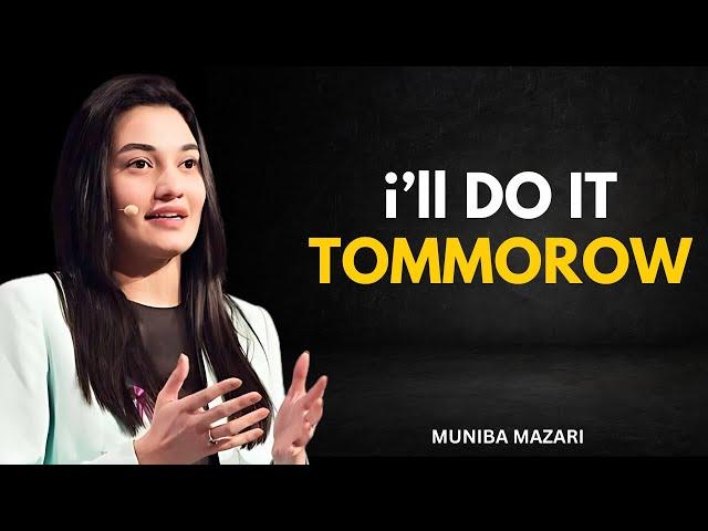 IF YOU'RE AMBITIOUS BUT LAZY , please watch this vedio - Muniba Mazari