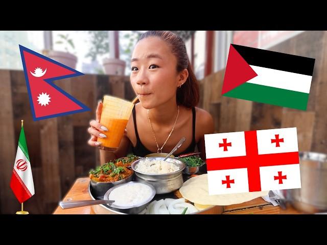 I TRIED DIFFERENT CULTURAL FOOD FOR 24HRS