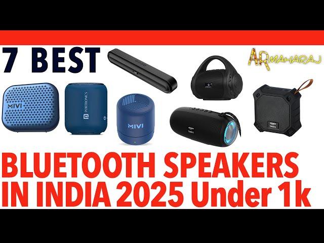  Top 7 Best Bluetooth Speakers iN India Under 1000Rs | Best Low Price Budget Bluetooth Speaker