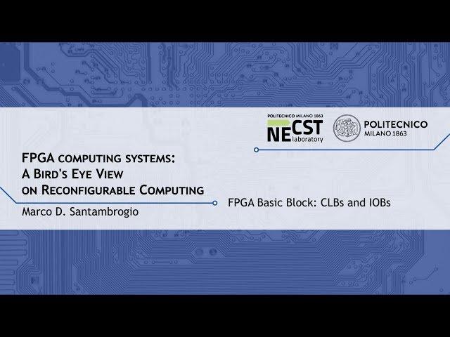 FPGA Basic Block: CLBs and IOBs (Marco D. Santambrogio)