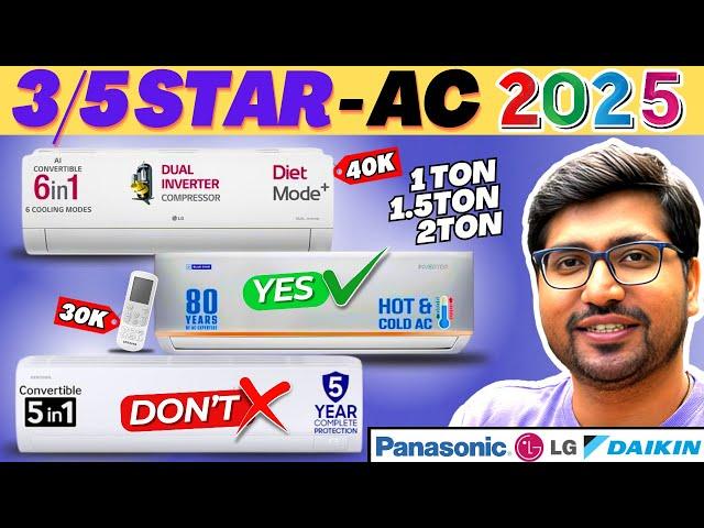 [NEW] Best AC in India 2025Best 1Ton/1.5Ton/2Ton ACBest Spilt AC Under 30000 Best Hot & Cold AC